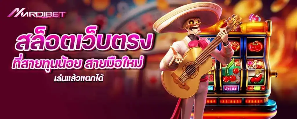 สล็อตเว็บตรงที่สายทุนน้อย สายมือใหม่ เล่นแล้วแตกได้ mardibet