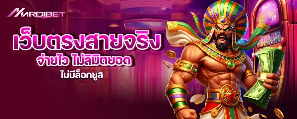 เว็บตรงสายจริง จ่ายไว ไม่ลิมิตยอด ไม่มีล็อกยูส mardibet